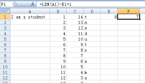 获取Excel单元格中字符串的最后一个单词