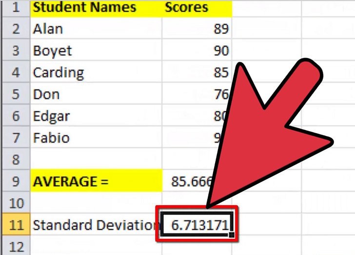 如何用Excel 2007计算平均值和标准差