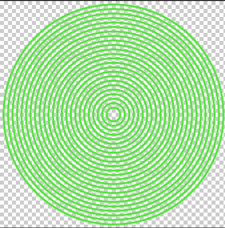 同心圆，用PS极坐标制作等距同心圆的方法教程